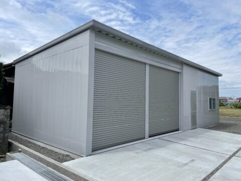 ガレージを新設しました