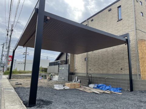 カーポートを新設しました